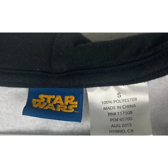 Star Wars Yoda Jacket Kids Size Small Green Full Zip Hooded Casual Pockets - Picture 7 of 7